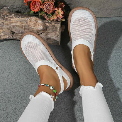 Women Sandals 2024 New Fashion Casual Solid Color Shoes for Women High Heels Sandals Designer Sandals Plus Size Zapatos De Mujer