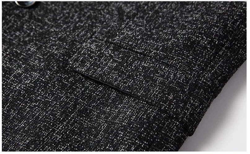 New Men Business Social Suit Slim Fit Jacket Black / Navy / Grey Fashion Simple Homme Wedding Prom Party Dress Blazers Coats