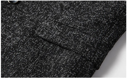 New Men Business Social Suit Slim Fit Jacket Black / Navy / Grey Fashion Simple Homme Wedding Prom Party Dress Blazers Coats