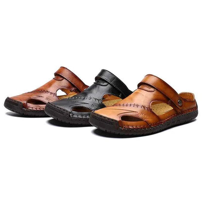 Sandals Men's Summer Style Student Open Toe Casual Versatile Magic Post Ultra Light And Soft Non-Slip Beach Shoes Fashionable