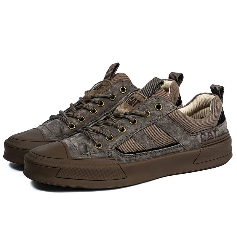 New Arrived Men Board Shoes All Season Anti Slip Wear-resistant Outdoor Off-road Hiking Shoes Luxury Classic Retro Men Sneakers