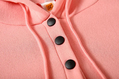 2026 Autumn New Women Loose Fit Hooded Sweatshirt Drawstring Pocket Design Long Sleeve Casual Daily Streetwear Fashion Tops