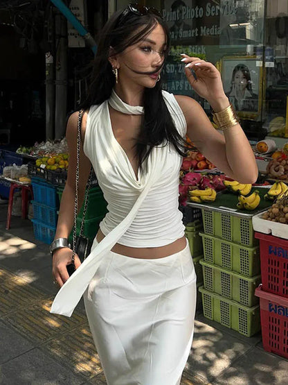 Women's V-Neck Sleeveless Tank