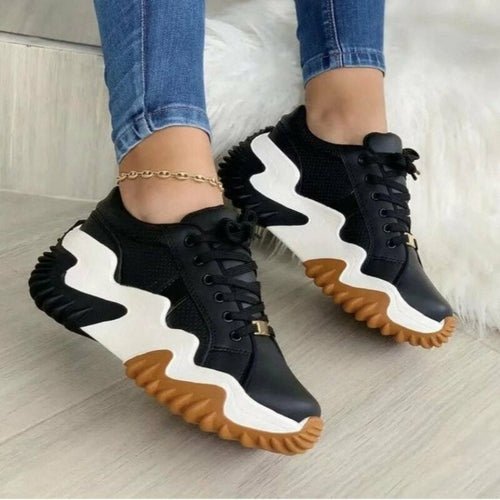 Vulcanized Casual Platform Sneakers