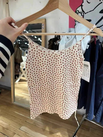 Strawberry Print Tank & Shorts Set