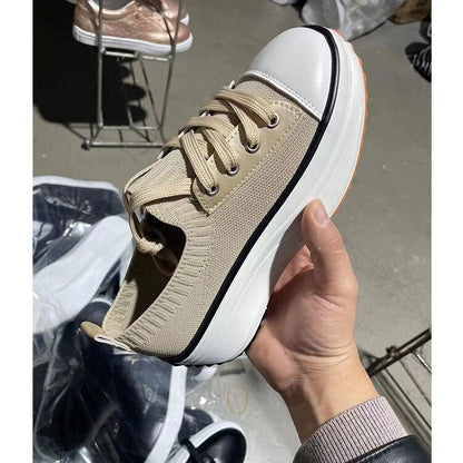 Summer Knit Slip-On Sneakers