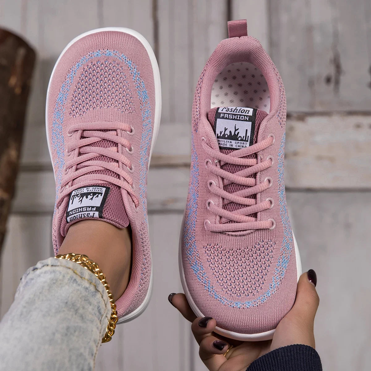 Sneakers Shoes For Woman Wide Barefoot Breathable Lace Up Flats Light Fashion Casual Outdoor Walking Loafers Women Shoes New