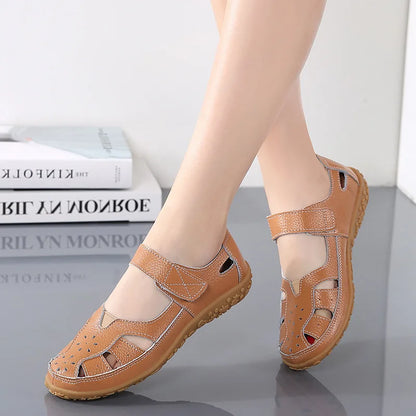 Women Sandals Casual Summer Ladies Closed Toe Beach Sandals Walking Women Flats Shoes Outdoor Comfort Female Fashion Sneakers