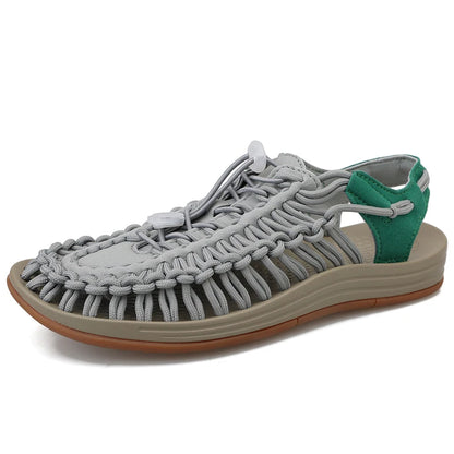 Men Sandals Summer Weave Shoes Boys Sandal Mens Sandles Outdoor Breathable Comfort Slip On Plus Big Size 45 46 Sandalias Hombre
