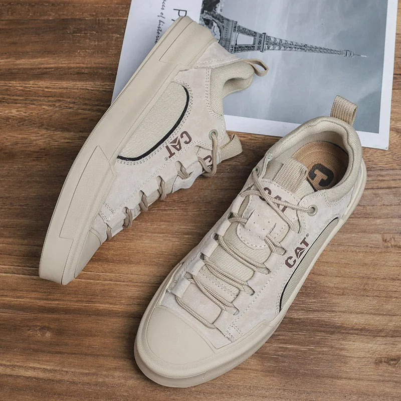 New Arrived Men Board Shoes All Season Anti Slip Wear-resistant Outdoor Off-road Hiking Shoes Luxury Classic Retro Men Sneakers