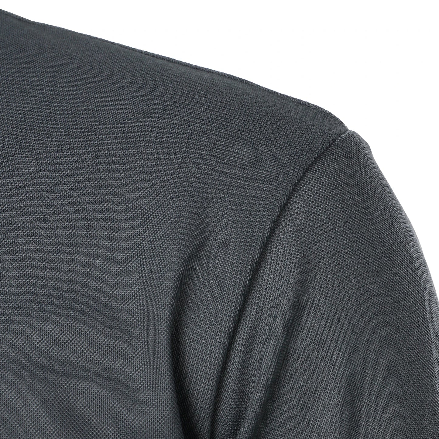 Men's short-sleeved stand-up collar top casual fashion daily solid color short-sleeved stand-up collar T-shirt casual top