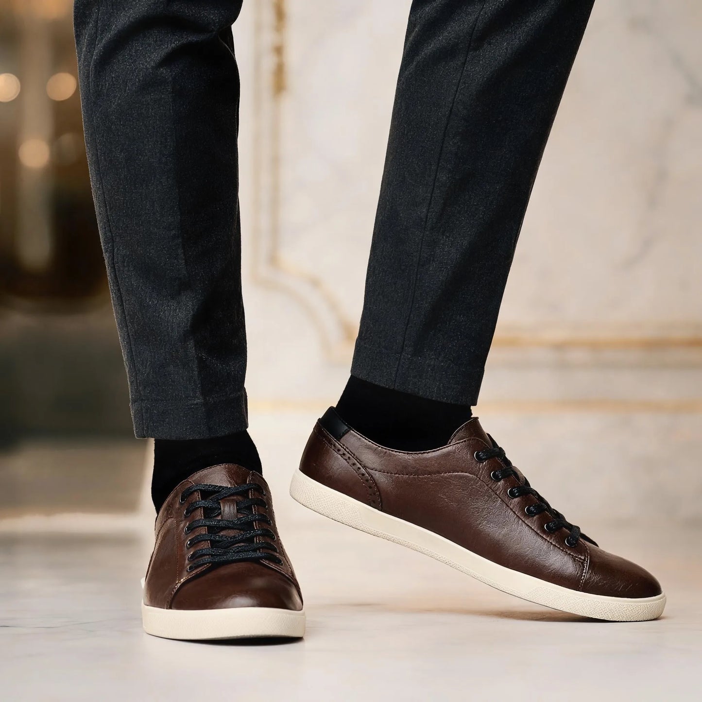 Sneakers Men Lightweight Fashion Casual Breathable Sneakers Male #KD4254