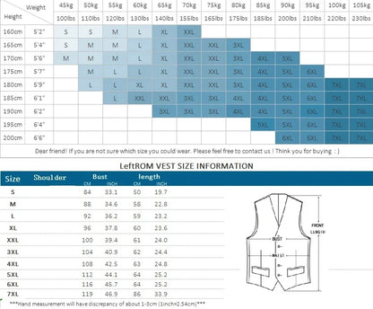 S-7XL High-end Brand Solid Color Elastic Men's Casual Business Vest Groom Wedding Suit Party Waist Coat