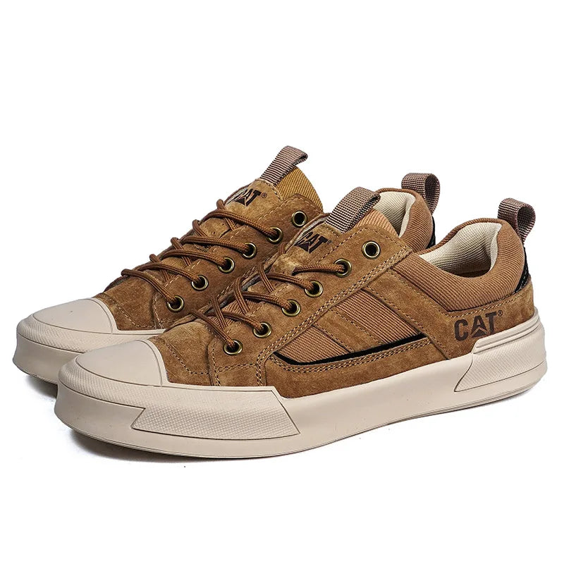 New Arrived Men Board Shoes All Season Anti Slip Wear-resistant Outdoor Off-road Hiking Shoes Luxury Classic Retro Men Sneakers
