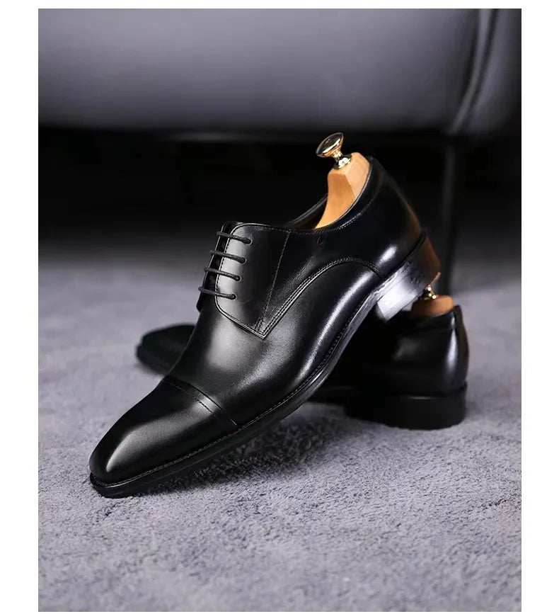 Fashion Business Dress Men Shoes Formal Slip On Dress Shoes Mens Oxfords Footwear High Quality Leather Shoes For Men Loafers