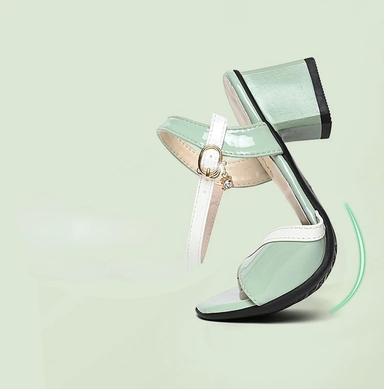 Women's Sandals Novelties 2025 Orthopedic Sandal Woman Elegant Roman Platform Wedge Mirror Luxury Designer Summer Fashion White