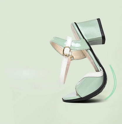 Women's Sandals Novelties 2025 Orthopedic Sandal Woman Elegant Roman Platform Wedge Mirror Luxury Designer Summer Fashion White