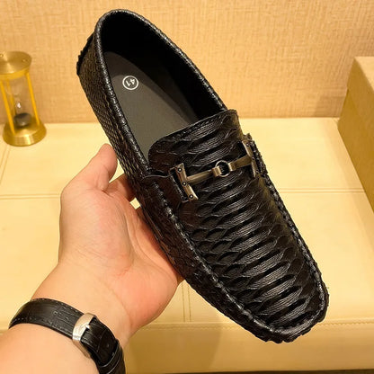 MAEDEF Summer Mens Outdoor Anti-slip Comfort Soft High Quality Men Breathable Flat Driving Shoes New 2024 Classic Casual Loafers