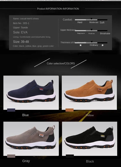 2023 New Outdoor Hiking Camping Light Running Jogging Casual Sports Men's Shoes Non-slip Loafers Hiking Shoes Large Size 38-50