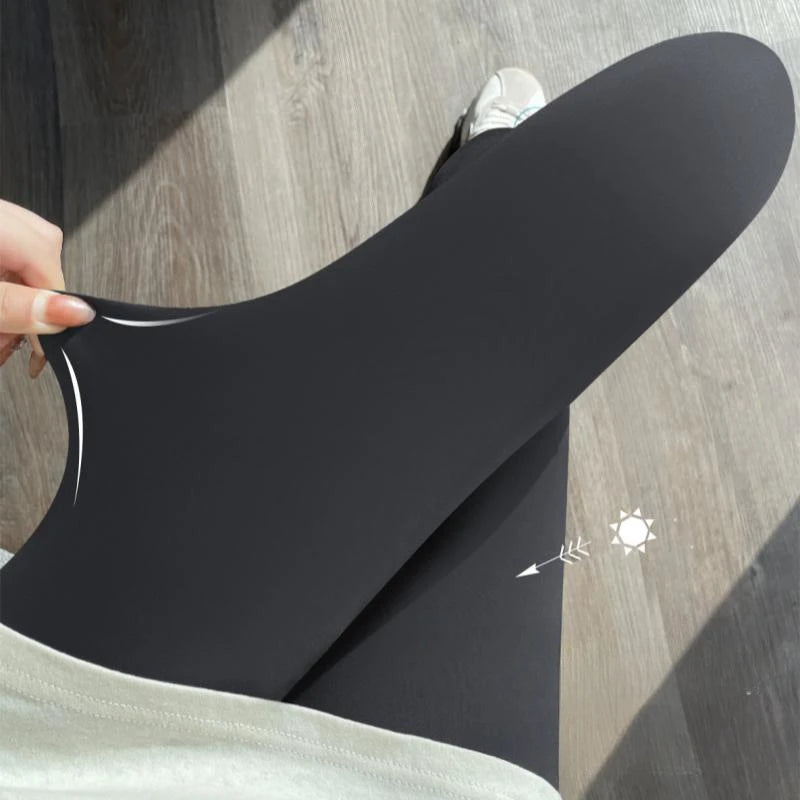 Horetong Women Sports Pants With Pocket High Waist Fitness Running Casual Streetwear Trousers Female Tight Workout Gym Clothing