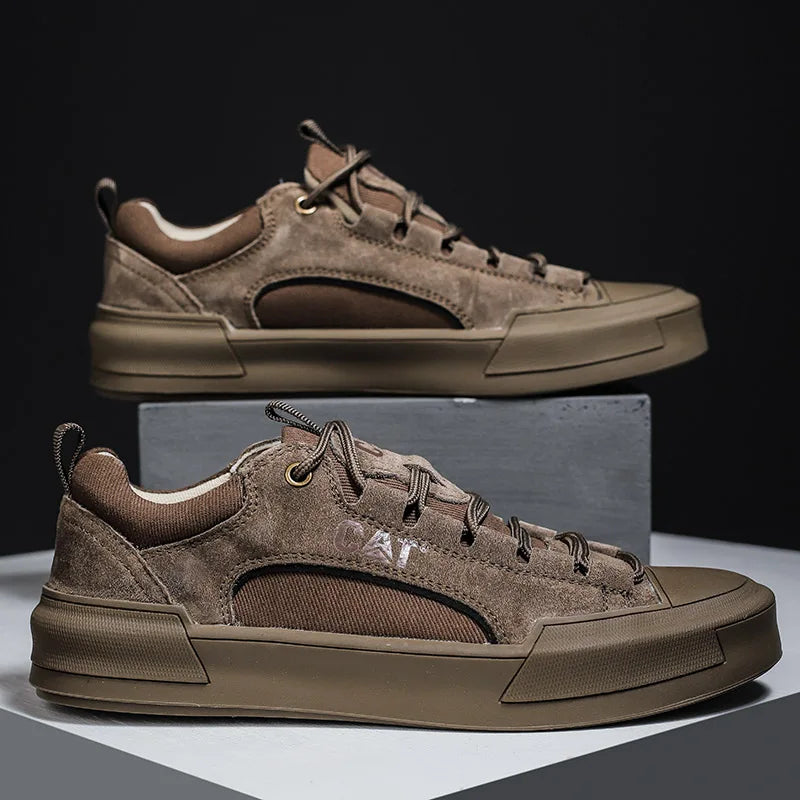 New Arrived Men Board Shoes All Season Anti Slip Wear-resistant Outdoor Off-road Hiking Shoes Luxury Classic Retro Men Sneakers