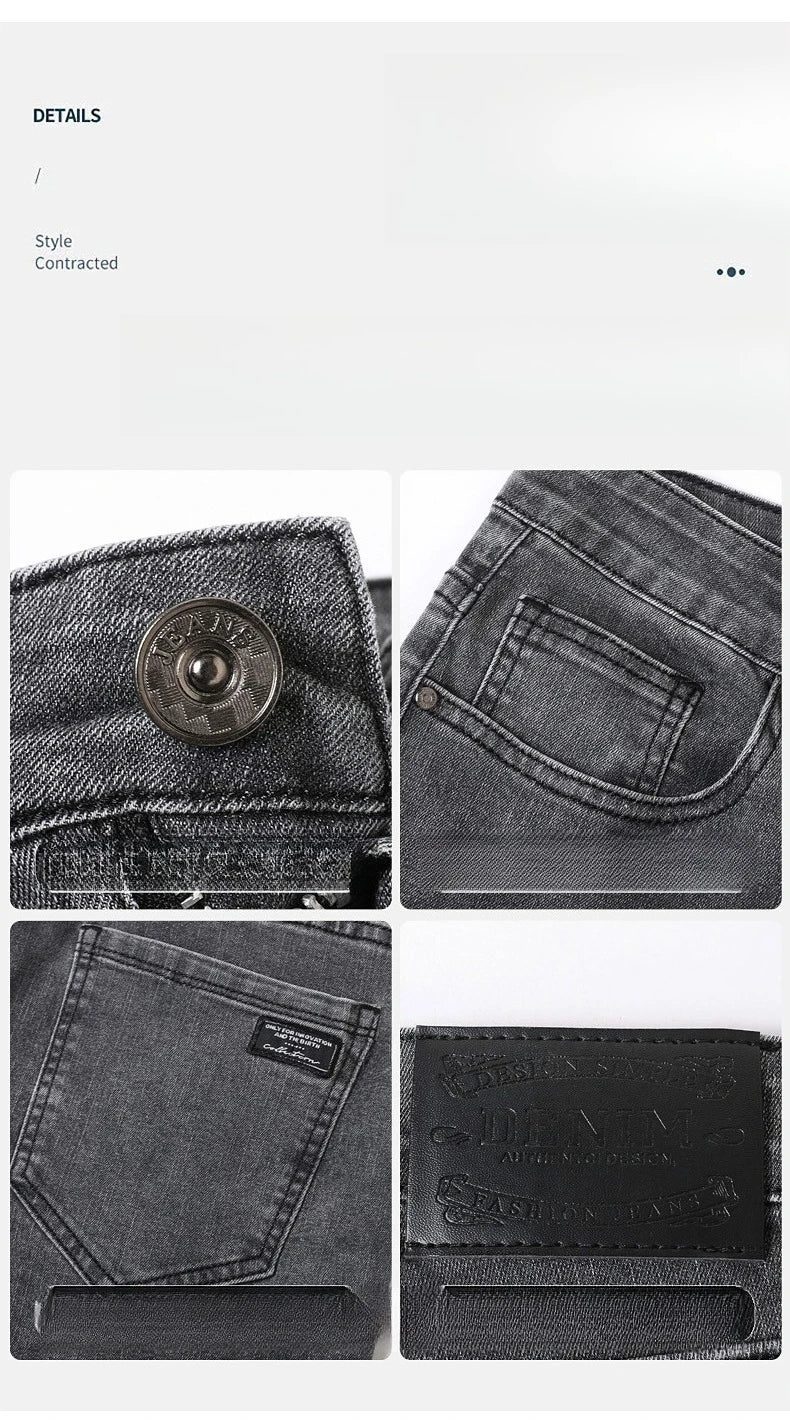 Men's Straight-Leg Stretch Jeans