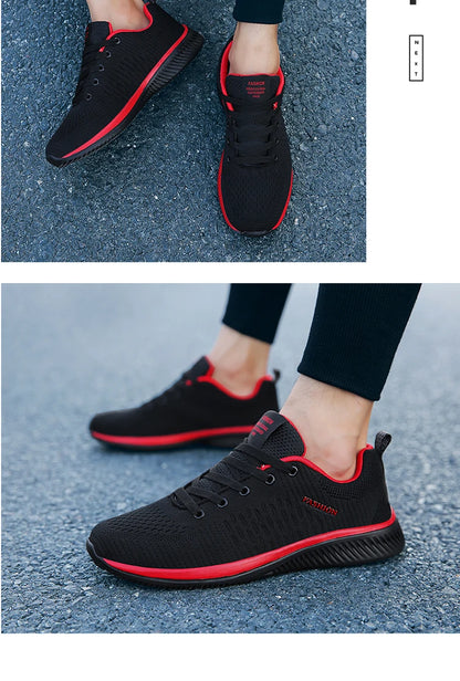 Men Running Shoes Breathable Light Comfortable Men's Casual Shoes Tenis Outdoor Slip On Walking Sneakers