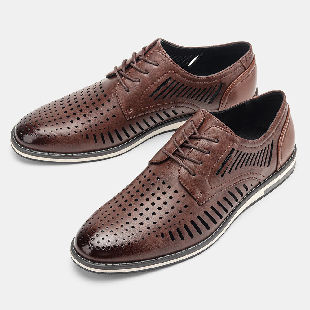 Man Casual Shoes Brand 2026 Comfortable Fashion Shoes Men Leather