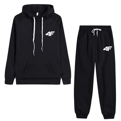 2025 Hot Sale Women Fashion Tracksuit Hoodies and Sweatpants High Quality Ladies Daily Casual Sports Jogging Suit Hooded Outfits