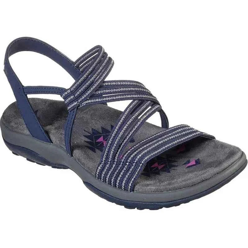 Sandals Women 2021 Summer Comfort Soft Sole Flat Beach Shoes elastic fabric Casual Wedges Sandals Womens Closed Toe Sandal