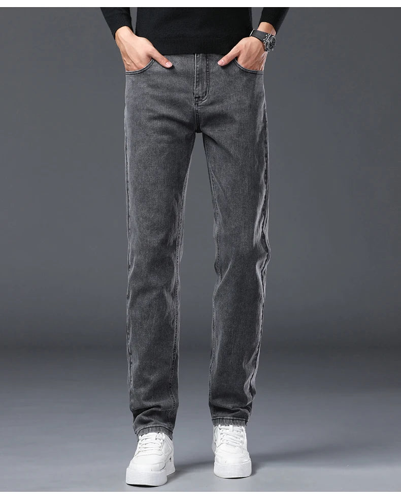 Men's Straight-Leg Stretch Jeans