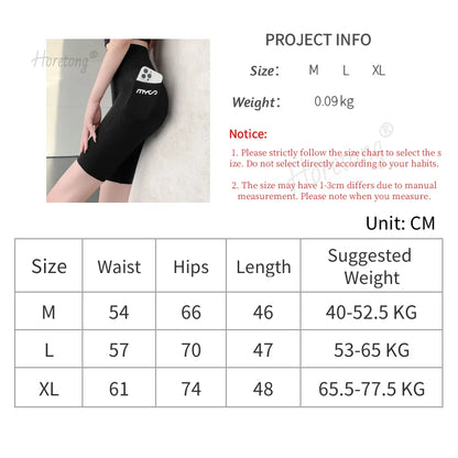 Horetong Women Sports Pants With Pocket High Waist Fitness Running Casual Streetwear Trousers Female Tight Workout Gym Clothing