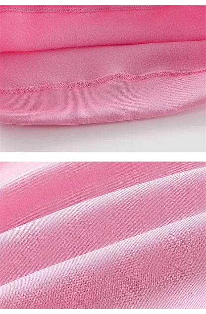 Women's Autumn and Winter Warm and Loose Casual American Flag Pattern Printed Suede Long Sleeved Hooded Sweatshirt Clothing