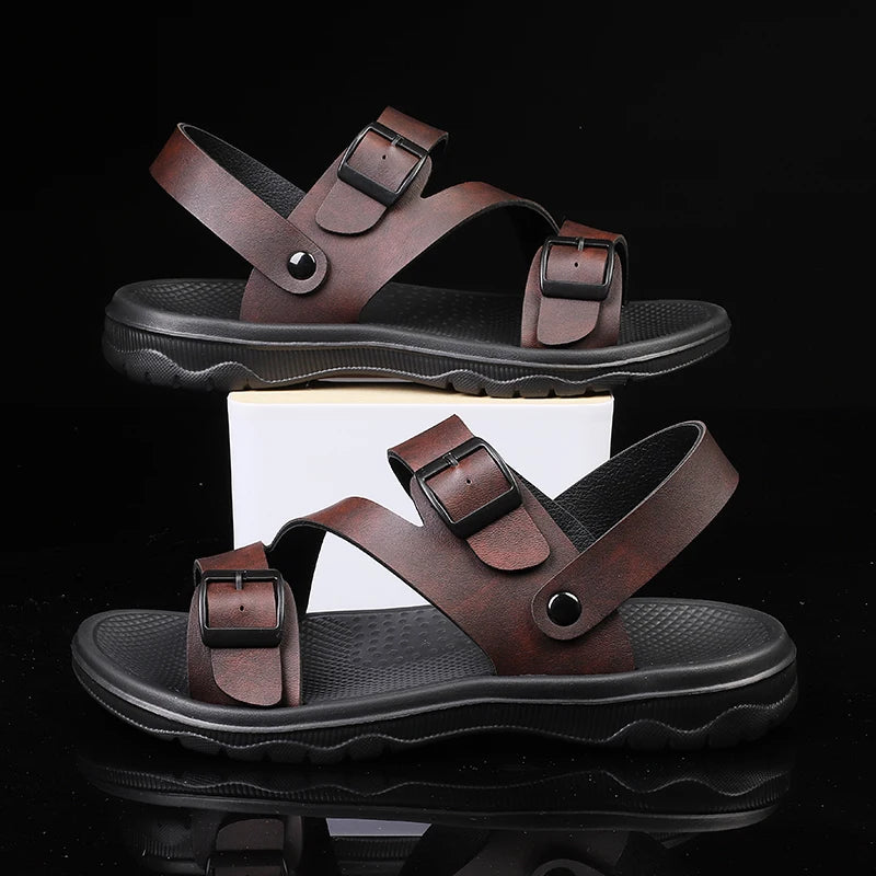 Men’s Open Toe PU Sandals