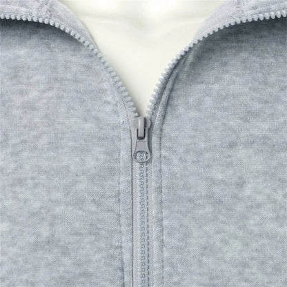 Autumn Men's Long Sleeve Zipper Jacket Coats Solid Color Warm Sweatshirts Casual Baseball Jacket Outdoor Streetwear