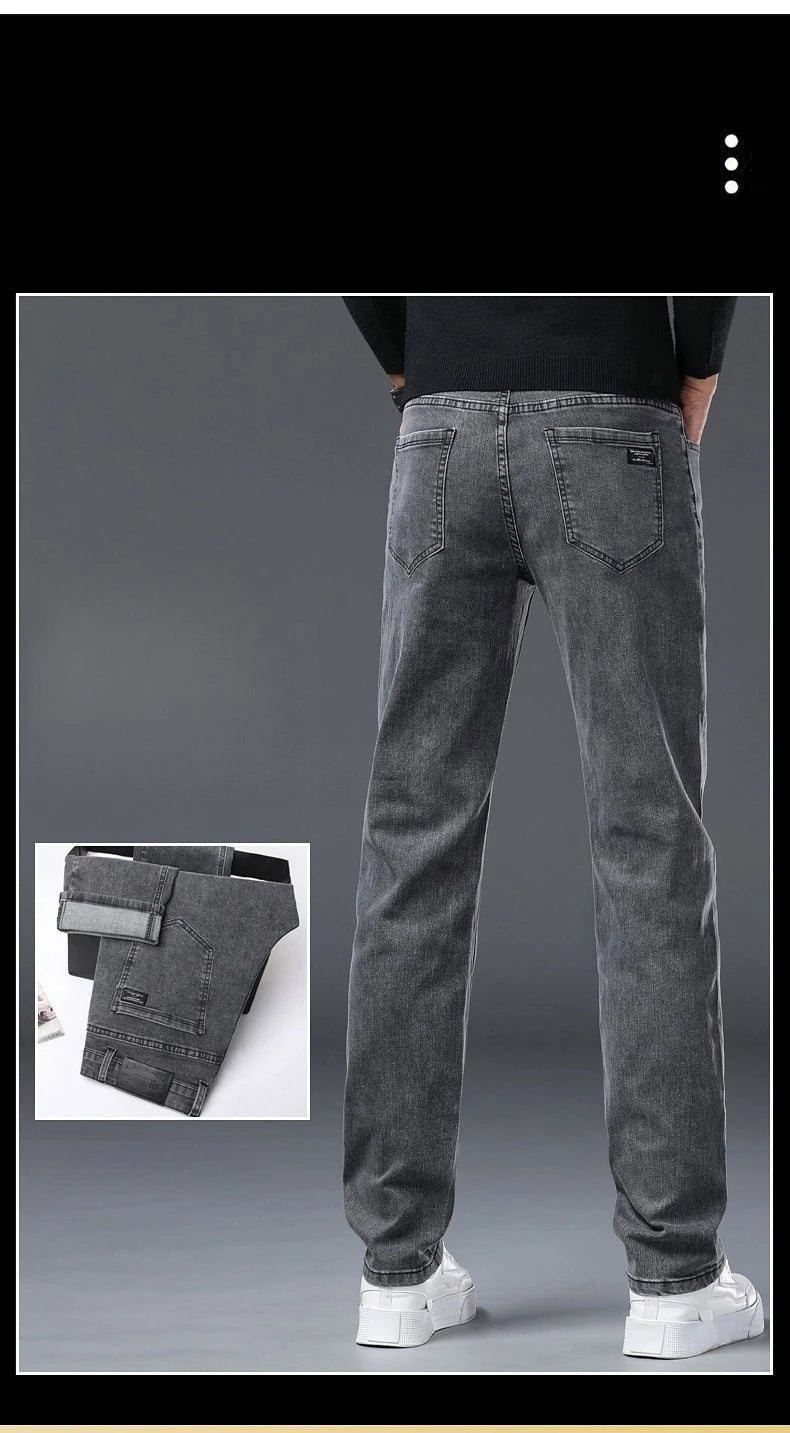 Men's Straight-Leg Stretch Jeans