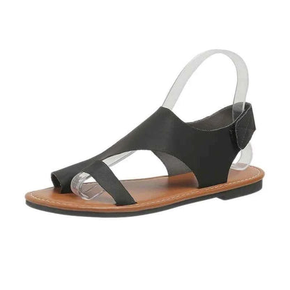 Women's Sandals Summer Flat Roman Sandals Women's 2025 New Retro Toe Anti-Slip Women's Shoes Zapatos De Mujer Platform