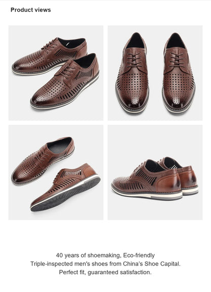 Man Casual Shoes Brand 2026 Comfortable Fashion Shoes Men Leather