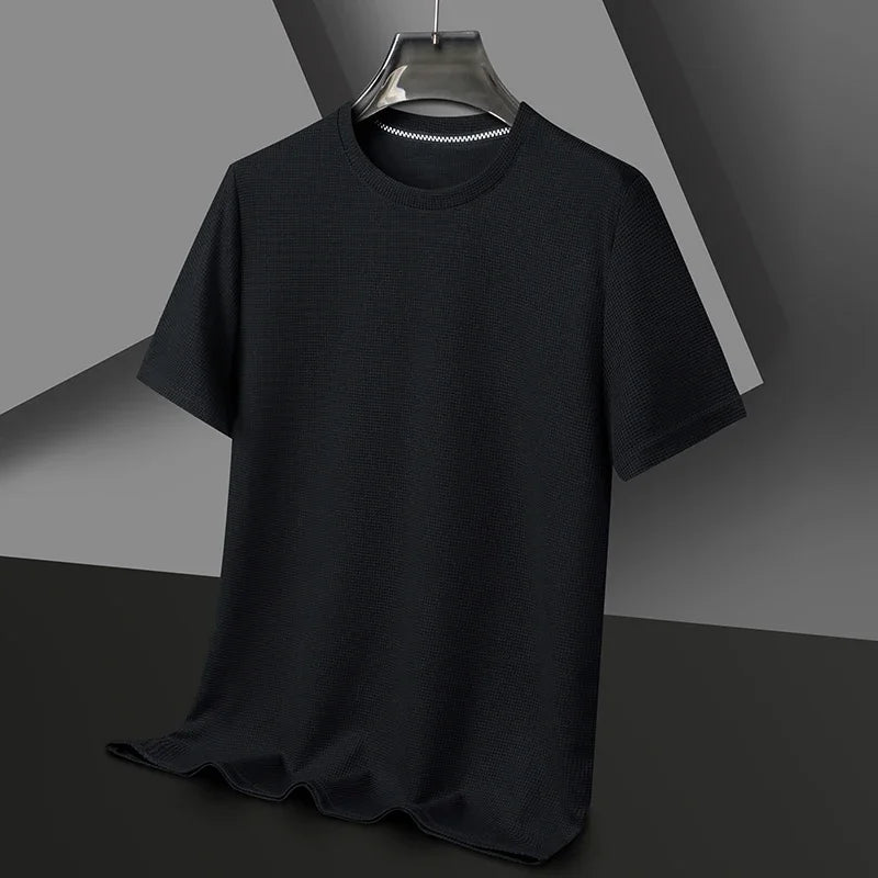 Waffle Round Neck Tee