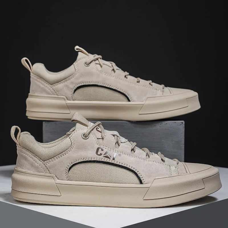 New Arrived Men Board Shoes All Season Anti Slip Wear-resistant Outdoor Off-road Hiking Shoes Luxury Classic Retro Men Sneakers