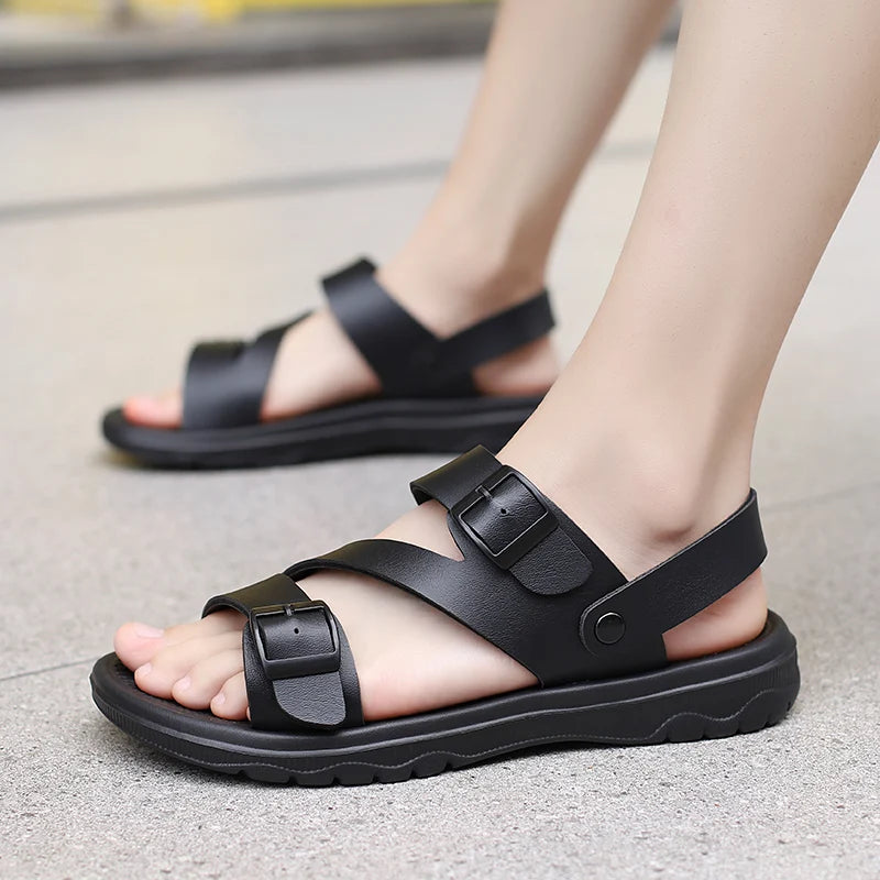 Men’s Open Toe PU Sandals