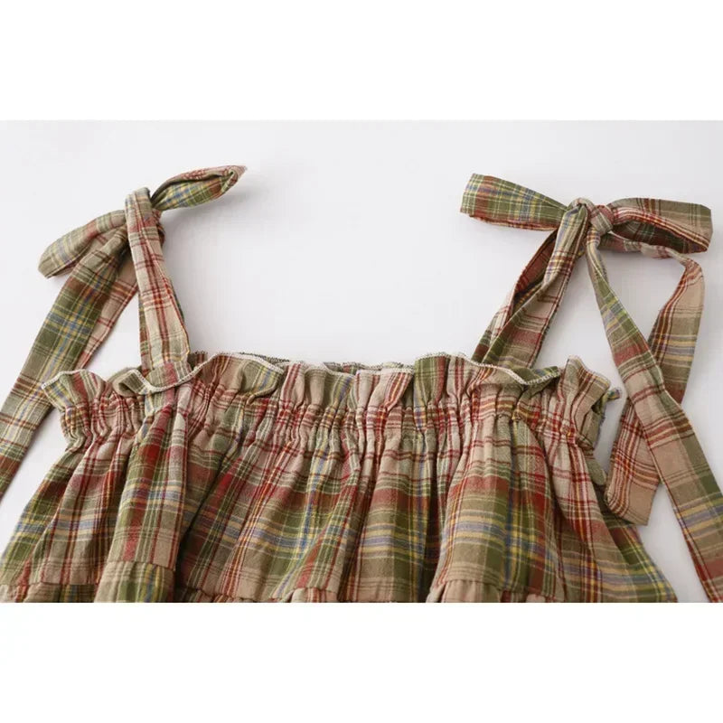 Hot Summer Gyaru Lace-Up Tank Top