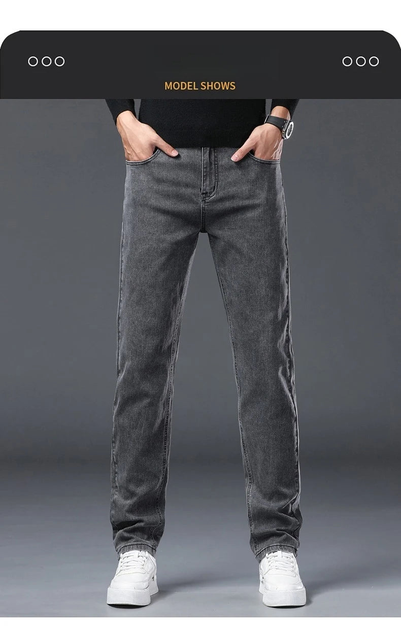 Men's Straight-Leg Stretch Jeans