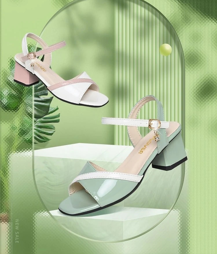 Women's Sandals Novelties 2025 Orthopedic Sandal Woman Elegant Roman Platform Wedge Mirror Luxury Designer Summer Fashion White