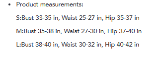 Size Guide