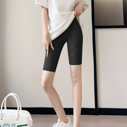 Horetong Women Sports Pants With Pocket High Waist Fitness Running Casual Streetwear Trousers Female Tight Workout Gym Clothing