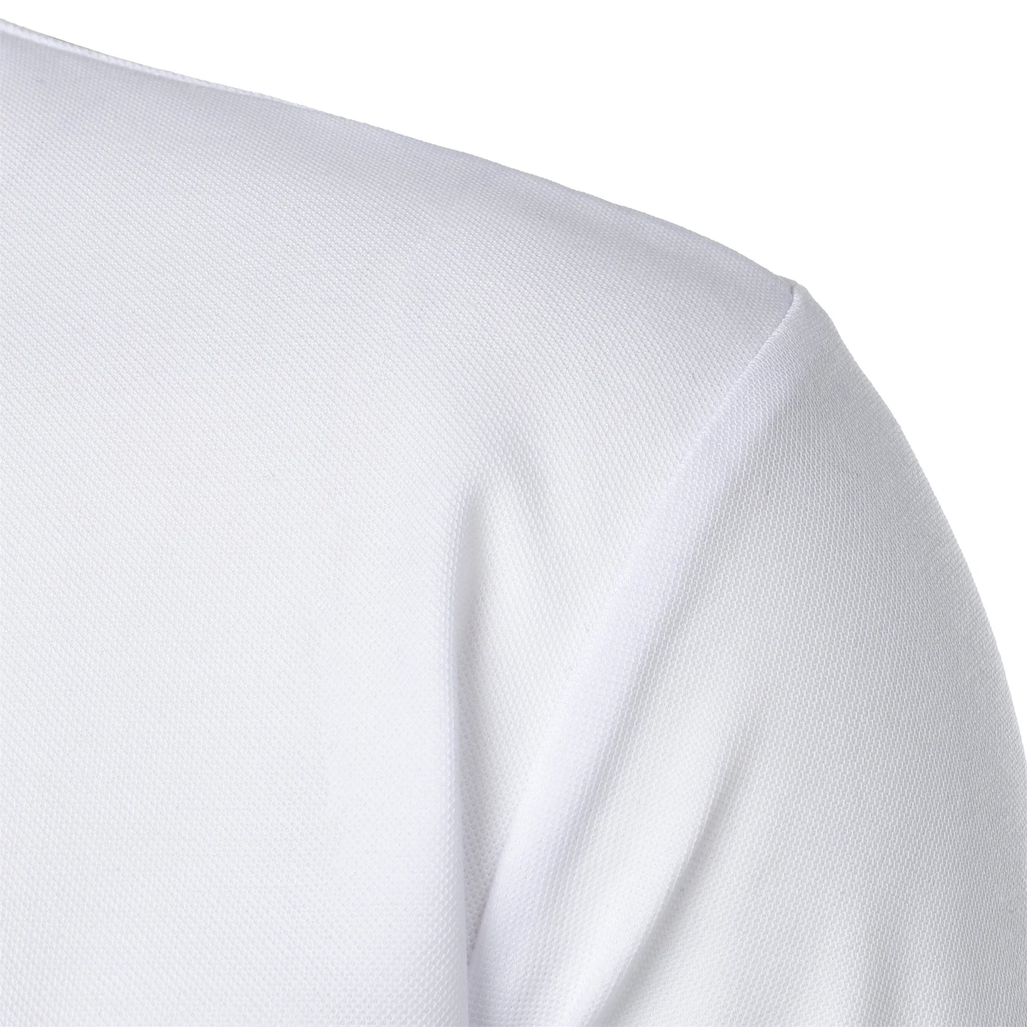Men's short-sleeved stand-up collar top casual fashion daily solid color short-sleeved stand-up collar T-shirt casual top