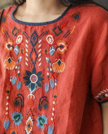 Women's T-shirt Summer 2024 Outfit Short Sleeve Top Female Graphic Cheap Clothes Aesthetic Baggy Korean Cotton Linen Clothing Xl
