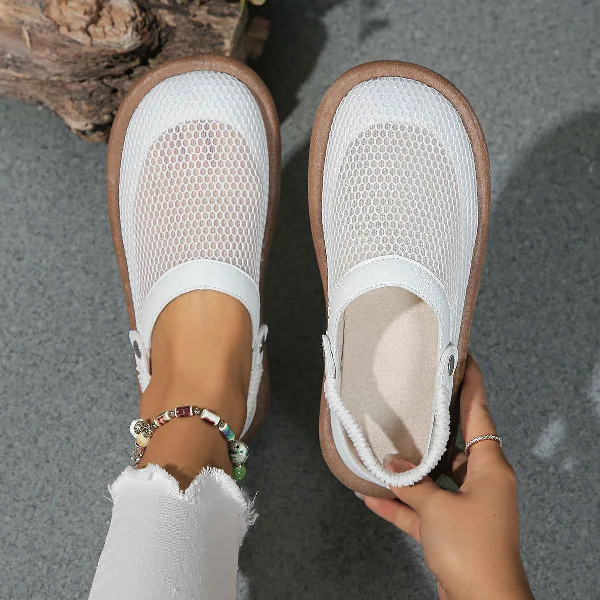 Women Sandals 2024 New Fashion Casual Solid Color Shoes for Women High Heels Sandals Designer Sandals Plus Size Zapatos De Mujer