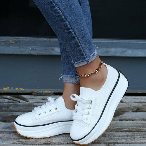 Summer Knit Slip-On Sneakers
